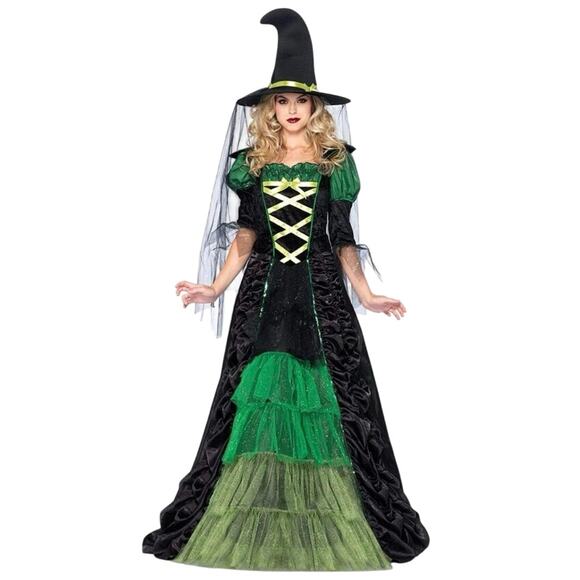 Leg Avenue Storybook Witch Costume – Women’s 2-Piece Dress & Hat Small/Medium - Picture 1 of 4